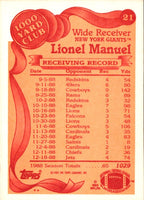 1989 Topps Lionel Manuel #21