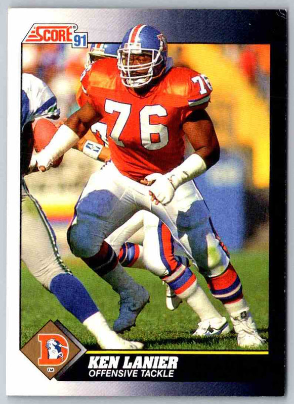 1991 Score Ken Lanier #477