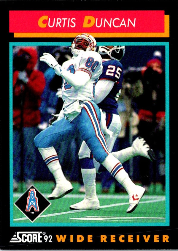 1992 Score Curtis Duncan #422