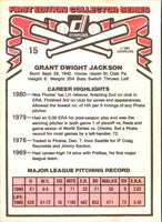1981 Donruss Grant Jackson #15