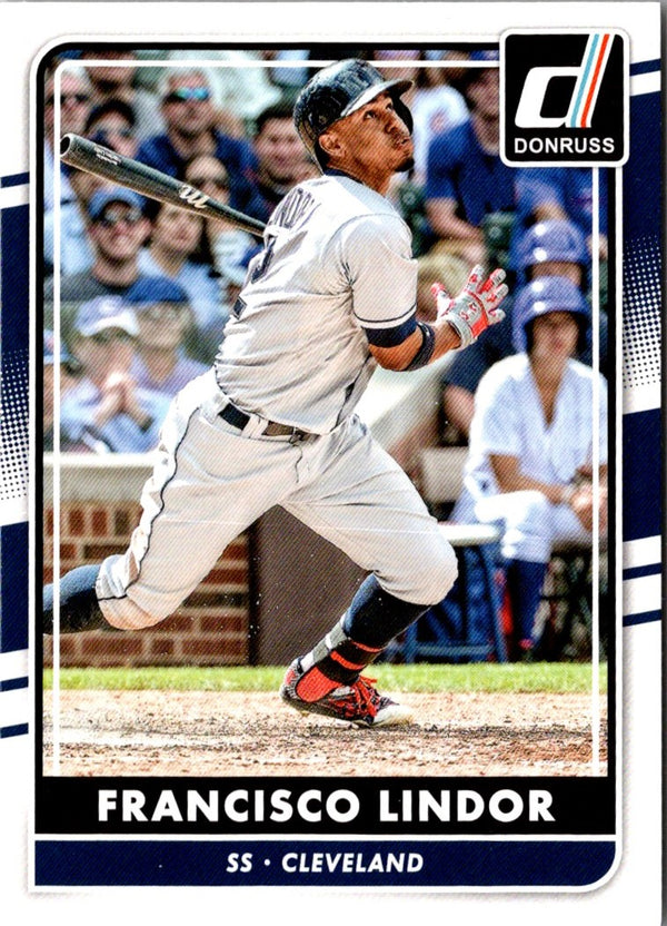 2016 Donruss Francisco Lindor #107