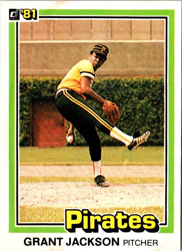 1981 Donruss Grant Jackson #15