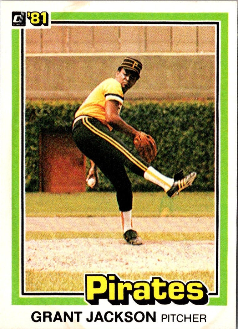 1981 Donruss Grant Jackson