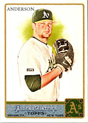 2011 Topps Allen & Ginter Brett Anderson #13