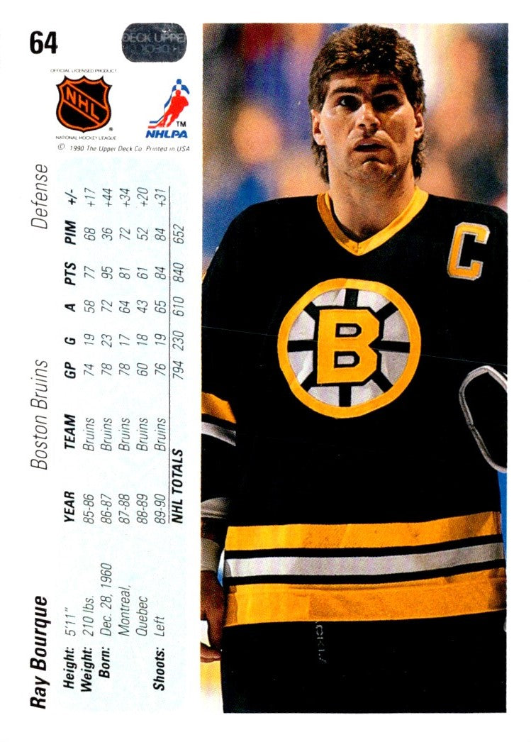 1990 Upper Deck Ray Bourque