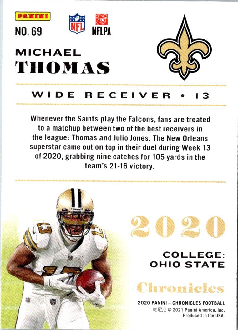 2021 Panini Absolute Michael Thomas