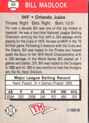 1989 T&M Senior League Bill Madlock