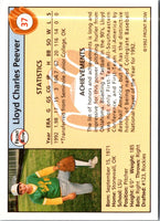 1992 Front Row Draft Picks Lloyd Peever #37
