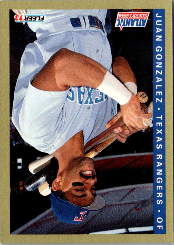 1993 Fleer Atlantic Juan Gonzalez #10