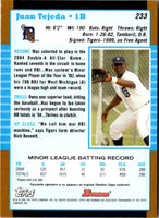 2005 Bowman Juan Tejeda #233 Rookie