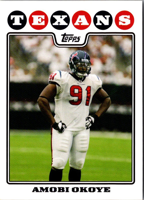 2008 Topps Amobi Okoye #204