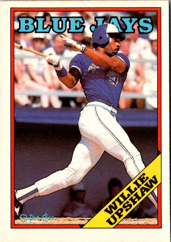 1988 O-Pee-Chee Willie Upshaw #241