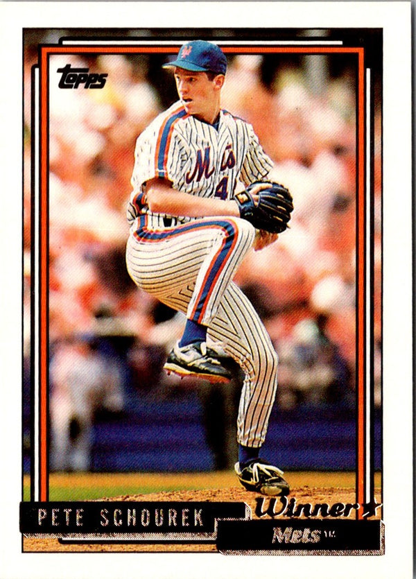 1992 Topps Pete Schourek #287