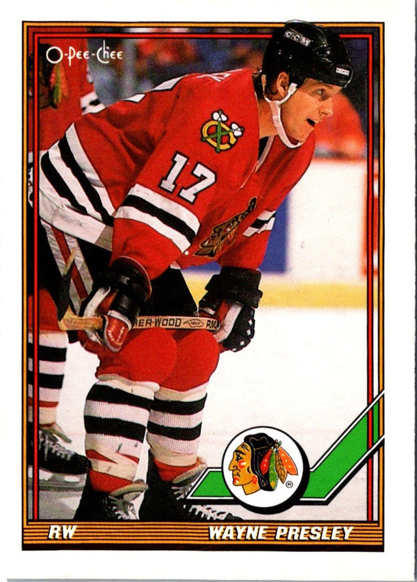 1991 O-Pee-Chee Wayne Presley #385