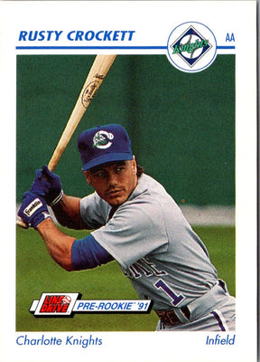 1991 Line Drive AA Rusty Crockett #130