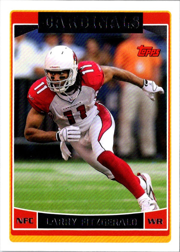 2006 Topps Arizona Cardinals Larry Fitzgerald #ARI7