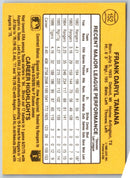 1986 Donruss Frank Tanana