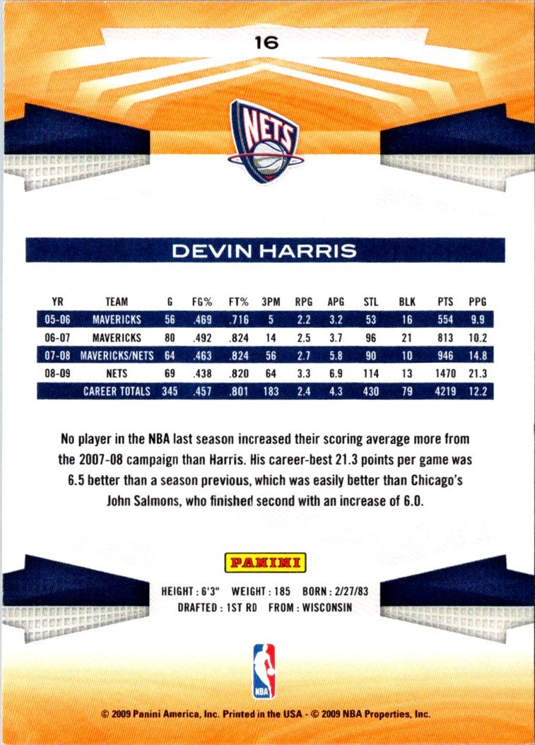 2009 Panini Devin Harris