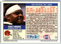 1989 NFL Proset Ickey Woods #70