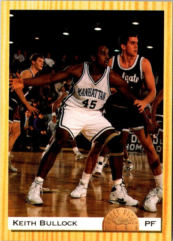 1993 Classic Draft Picks Keith Bullock #84