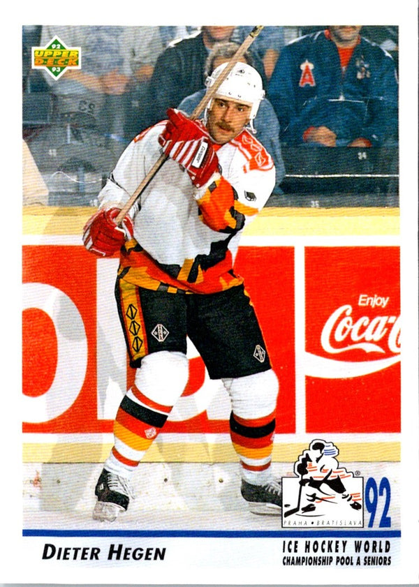 1992 Upper Deck Dieter Hegen #370 Rookie