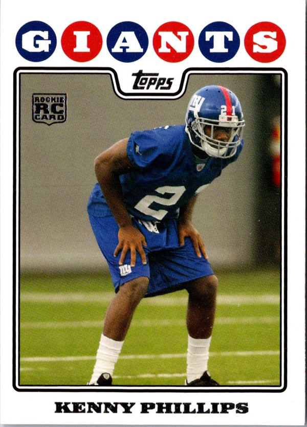 2008 Topps Kenny Phillips #433 Rookie