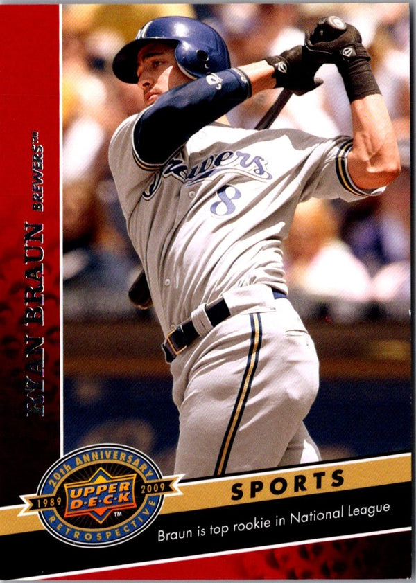 2008 Upper Deck All Rookie Team Signatures Ryan Braun #ART-RB