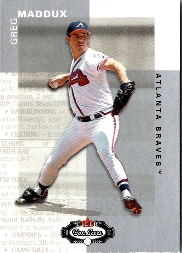 2002 Fleer Box Score Classic Miniatures Greg Maddux #44