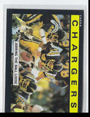 1985 Topps Chargers Team Leaders