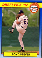 1992 Front Row Draft Picks Lloyd Peever #37