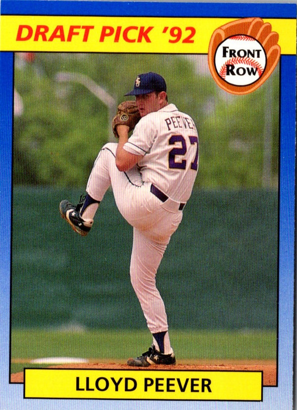 1992 Front Row Draft Picks Lloyd Peever #37