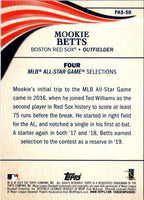 2019 Topps Update Perennial All-Stars Mookie Betts #PAS-50
