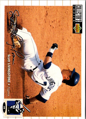 1994 Collector's Choice Scott Livingstone #421 Silver Signature