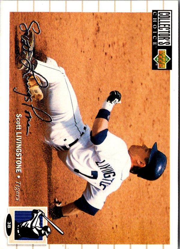 1994 Collector's Choice Scott Livingstone #421 Silver Signature