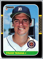 1986 Donruss Frank Tanana #491