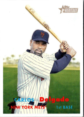 2006 Topps Heritage Carlos Delgado #36