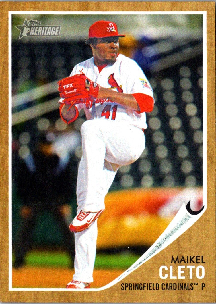 2011 Topps Heritage Minor League Maikel Cleto