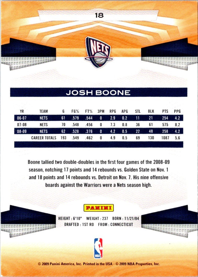 2009 Panini Josh Boone