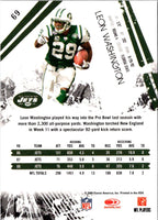 2009 Donruss Rookies & Stars Leon Washington #69