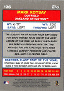 2005 Bazooka Minis Mark Kotsay