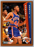 1992 Fleer Hubert Davis #395 Rookie