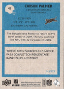 2009 Upper Deck Carson Palmer