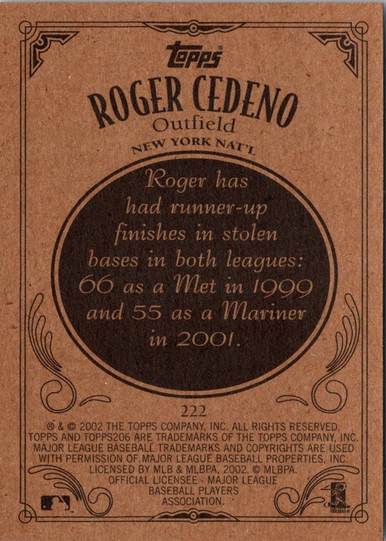 2002 Topps 206 Roger Cedeno