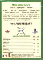 2003 Fleer Tradition Update Mike MacDougal #U145