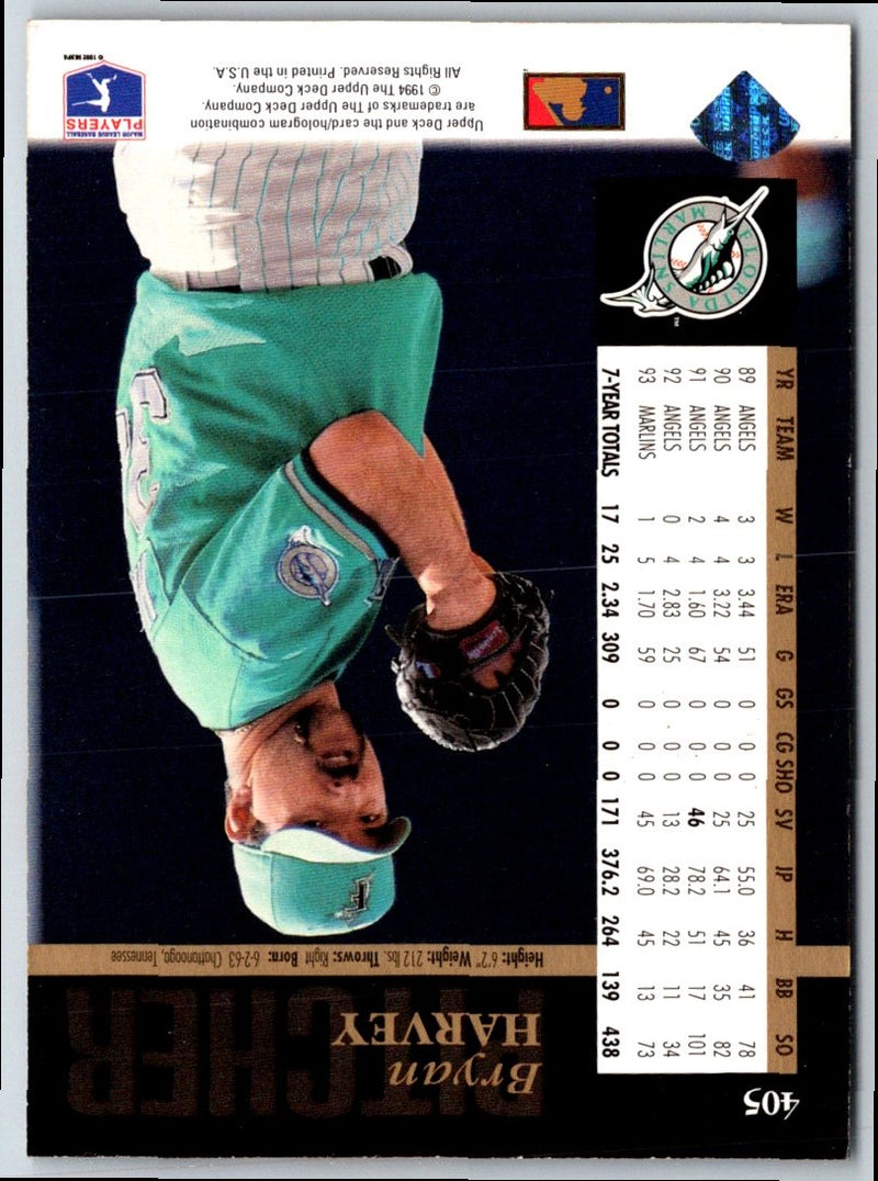 1994 Upper Deck Bryan Harvey