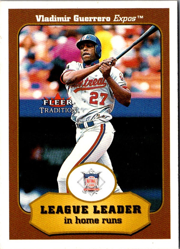 2001 Fleer Tradition Vladimir Guerrero #395