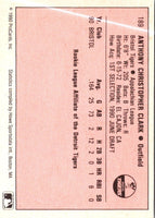 1990 ProCards A and AA Tony Clark #189
