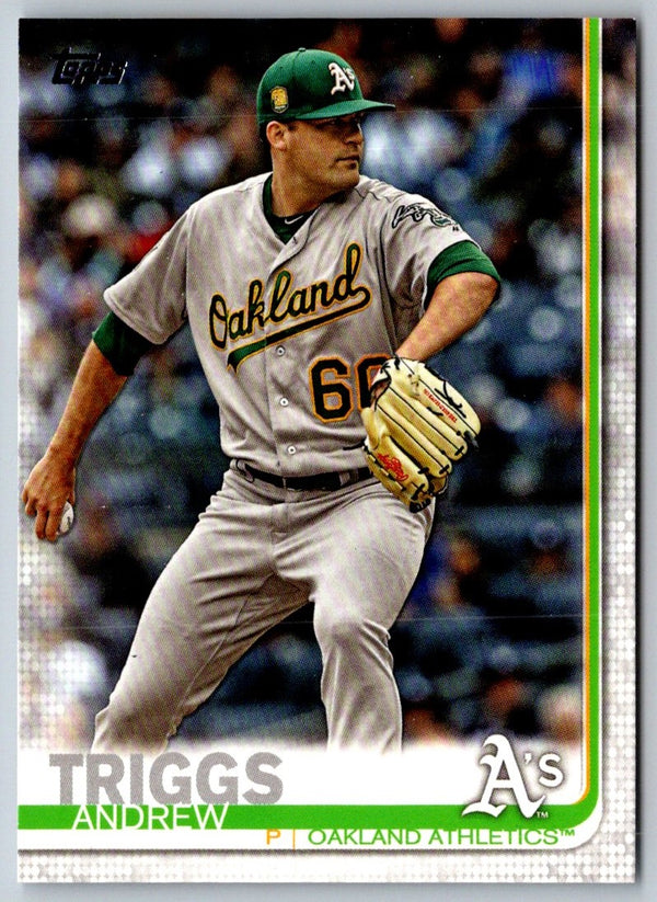 2019 Topps Oakland Athletics Andrew Triggs #OA-14