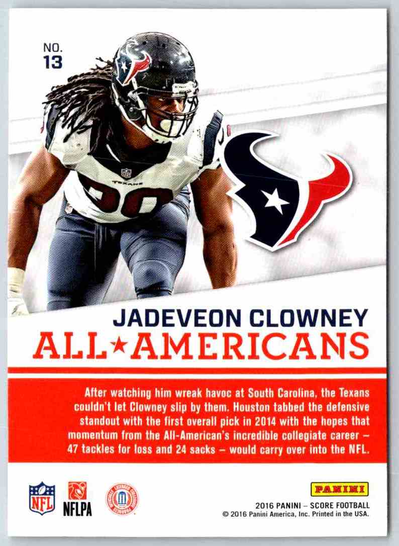 1995 Score Jadeveon Clowney