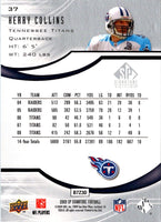 2009 SP Signature Kerry Collins #37